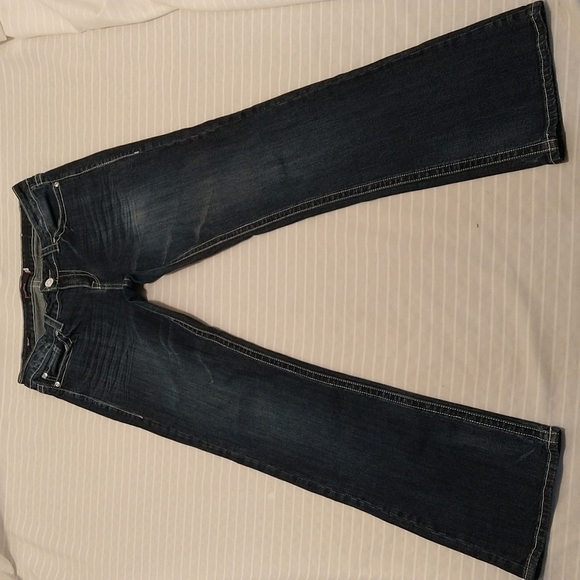 Vigoss Women Dark Bootcut Blue Jeans - Picture 1 of 12